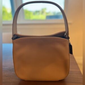 Coach Whitney Mini Hobo Bag 9181 British Tan Leather Y2K